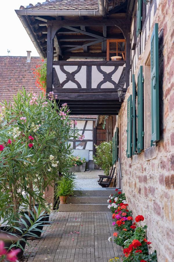 Chambres D'Hotes De Charme A La Ferme Freysz Quatzenheim Bagian luar foto